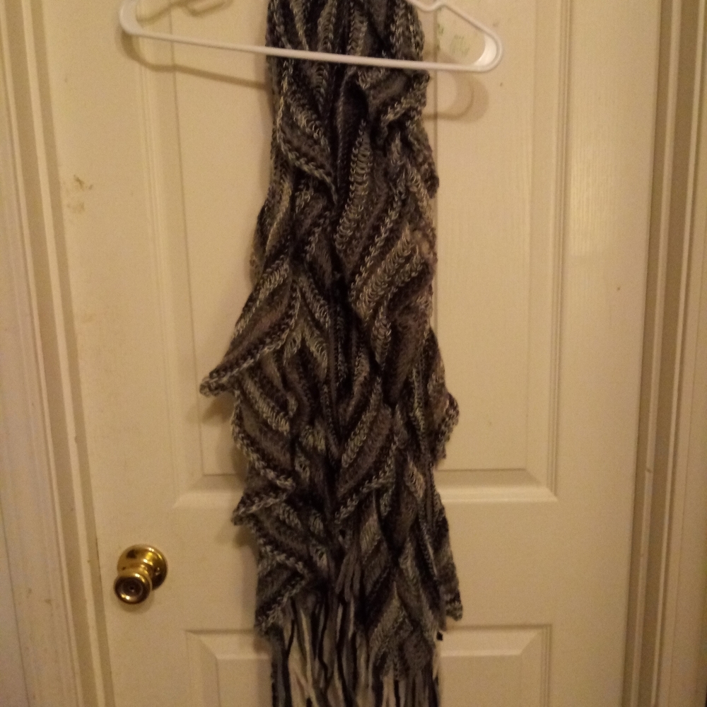 Hand knitted scarf